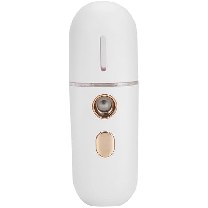 OPPWONG MOISTURIZING SPRAYER PORTABLE USB CHARGING FACE MIST SPRAYER FOR FAIR SKIN HANDHELD FACE HUMIDIFIER FOR SUMMER OUTINGS ABS 1 X MAIN MACHINE 1 X USB CABLE APPLICABLE SCENE: DAILY SKINCARE - Image 1